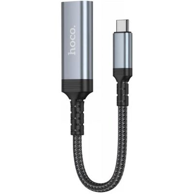 Hoco Cable Cable USB C to HDTV conversion cable 4K 30Hz 0,2 m UA43A metal gray (0.20 m), Câble vidéo, Gris - Publicité Hoco Cable Cable USB C to HDTV conversion cable 4K 30Hz 0,2 m UA43A metal gray (0.20 m), Câble vidéo, Gris - Publicité