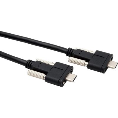 EXSYS Ex-K1592v - Câble USB C 1 M - 10 Gbps - Noir - USB 3.2 - Publicité EXSYS Ex-K1592v - Câble USB C 1 M - 10 Gbps - Noir - USB 3.2 - Publicité