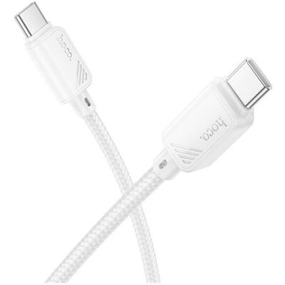 Hoco Cable Cable USB C to USB C 3A 60W 1 m X113 white (1 m, USB 3.2 Gen 1, 60 W), Câble USB - Publicité Hoco Cable Cable USB C to USB C 3A 60W 1 m X113 white (1 m, USB 3.2 Gen 1, 60 W), Câble USB - Publicité