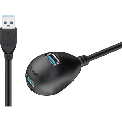 Goobay USB A - USB A (1.50 m, USB 3.2 Gen 1), Câble USB - Publicité Goobay USB A - USB A (1.50 m, USB 3.2 Gen 1), Câble USB - Publicité