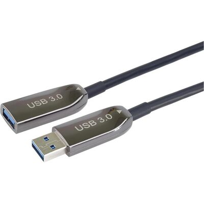 Premiumcord Câble d'Extension USB AOC Optique - 15M - Publicité Premiumcord Câble d'Extension USB AOC Optique - 15M - Publicité