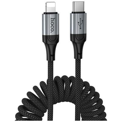 Hoco Cable Cable USB C to Lightning PD 2,4A 1,5 m X121 black (1.50 m), Câble USB - Publicité Hoco Cable Cable USB C to Lightning PD 2,4A 1,5 m X121 black (1.50 m), Câble USB - Publicité
