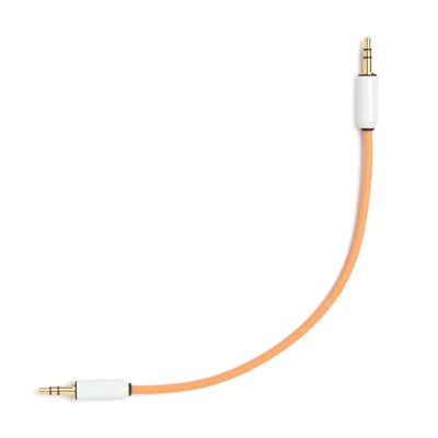 MyVolts ACV19PE Câble audio minijack à minijack 15cm Orange - Publicité MyVolts ACV19PE Câble audio minijack à minijack 15cm Orange - Publicité