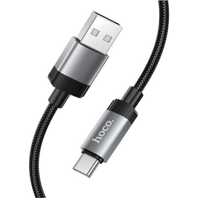 Hoco Cable Cable USB A to USB C 3A 1 m X117 black (1 m, 60 W), Câble USB - Publicité Hoco Cable Cable USB A to USB C 3A 1 m X117 black (1 m, 60 W), Câble USB - Publicité