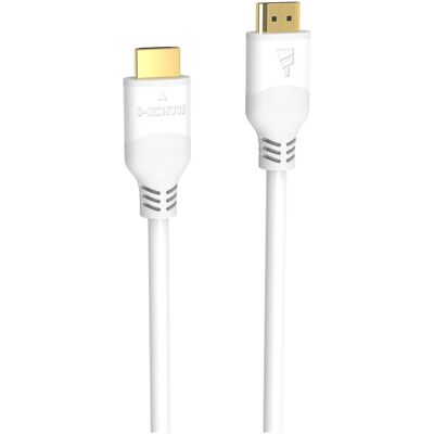 Câble HDMI 2.1 8K Fuj:tech - 3m Blanc - Câble Vidéo - Publicité Câble HDMI 2.1 8K Fuj:tech - 3m Blanc - Câble Vidéo - Publicité