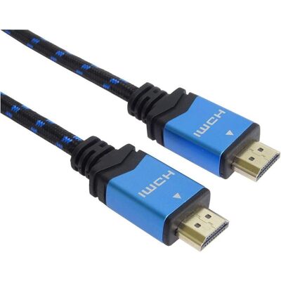 Câble HDMI Premiumcord Ultra 4K@60Hz - Métal avec contacts dorés - Publicité Câble HDMI Premiumcord Ultra 4K@60Hz - Métal avec contacts dorés - Publicité