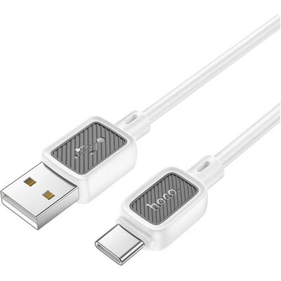 Hoco Cable cable USB A to Typ C 3A X108 1 m white (1 m), Câble USB - Publicité Hoco Cable cable USB A to Typ C 3A X108 1 m white (1 m), Câble USB - Publicité