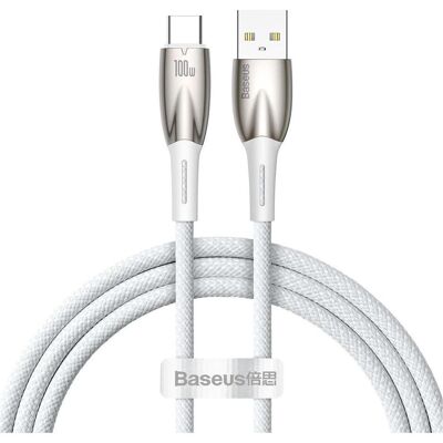 Câble USB-C série Glimmer de Baseus 100W - 1m - Publicité Câble USB-C série Glimmer de Baseus 100W - 1m - Publicité