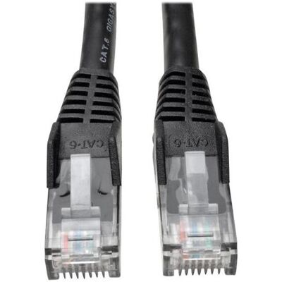 Eaton Câble Ethernet UTP moulé sans couture Cat6 Gigabit RJ45 M/M Noir 0,91m (U/UTP, CAT6, 0.91 m), Câble réseau - Publicité Eaton Câble Ethernet UTP moulé sans couture Cat6 Gigabit RJ45 M/M Noir 0,91m (U/UTP, CAT6, 0.91 m), Câble réseau - Publicité
