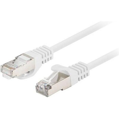 Câble de raccord Ethernet Lanberg Rj-45 - 2M, Cat 6, Blanc - Non blindé - Publicité Câble de raccord Ethernet Lanberg Rj-45 - 2M, Cat 6, Blanc - Non blindé - Publicité