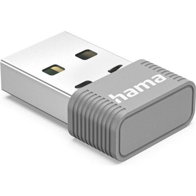 Hama 00053315 (USB 2.0), Adaptateur réseau, Gris - Publicité Hama 00053315 (USB 2.0), Adaptateur réseau, Gris - Publicité