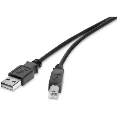 Câble USB 2.0 Renkforce - 0,5m, Contacts Dorés, Noir - Transfert de Données - Publicité Câble USB 2.0 Renkforce - 0,5m, Contacts Dorés, Noir - Transfert de Données - Publicité