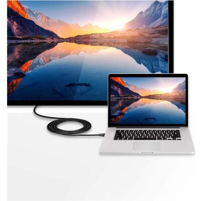 Aten USB C – HDMI (2.70 m), Câble vidéo, Noir - Publicité Aten USB C – HDMI (2.70 m), Câble vidéo, Noir - Publicité