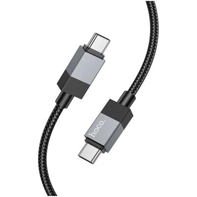 Hoco Cable Cable USB C to USB C 3A 60W 1 m X110 black (1 m, 60 W), Câble USB - Publicité Hoco Cable Cable USB C to USB C 3A 60W 1 m X110 black (1 m, 60 W), Câble USB - Publicité