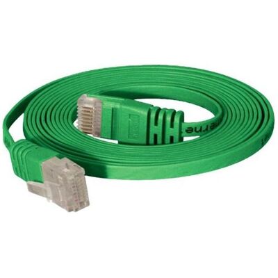 Tecline Câble patch High Quality, plat, U/UTP, non blindé, Cat 6, vert, 5,0 m Câble patch super plat par ex. (U/UTP, CAT6, 5 m), Câble réseau - Publicité Tecline Câble patch High Quality, plat, U/UTP, non blindé, Cat 6, vert, 5,0 m Câble patch super plat par ex. (U/UTP, CAT6, 5 m), Câble réseau - Publicité