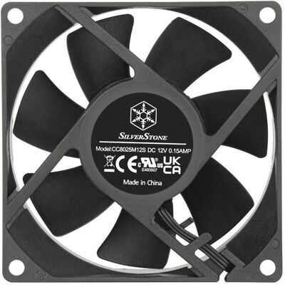 Silverstone SST-FN80B - Ventilateur haute performance 80mm (80 mm, 1x), Ventilateur PC, Noir - Publicité Silverstone SST-FN80B - Ventilateur haute performance 80mm (80 mm, 1x), Ventilateur PC, Noir - Publicité