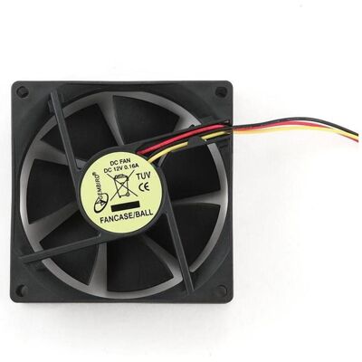 Gembird FANCASE/BALL Fan for PC case ball bearing (80 mm), Ventilateur PC, Noir - Publicité Gembird FANCASE/BALL Fan for PC case ball bearing (80 mm), Ventilateur PC, Noir - Publicité