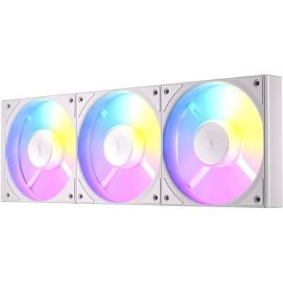 Antec Connecter 120 ARGB PWM Wit set van 3 (120 mm, 3x), Ventilateur PC, Blanc - Publicité Antec Connecter 120 ARGB PWM Wit set van 3 (120 mm, 3x), Ventilateur PC, Blanc - Publicité