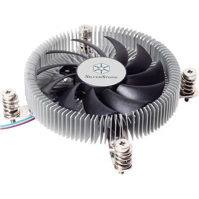 Silverstone Nitrogon SST-NT07-115X Refroidisseur de CPU à profil bas (23 mm), Ventirad processeur, Noir, Argent - Publicité Silverstone Nitrogon SST-NT07-115X Refroidisseur de CPU à profil bas (23 mm), Ventirad processeur, Noir, Argent - Publicité