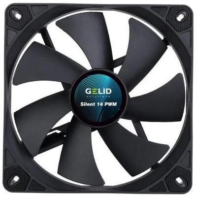 Gelid FN-PX14-16 (140 mm, 1x), Ventilateur PC, Noir - Publicité Gelid FN-PX14-16 (140 mm, 1x), Ventilateur PC, Noir - Publicité