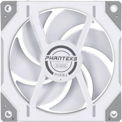 Phanteks PH-F120D30 (120 mm, 1x), Ventilateur PC, Blanc - Publicité Phanteks PH-F120D30 (120 mm, 1x), Ventilateur PC, Blanc - Publicité