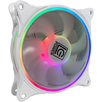 LC-Power Case Acc LC-CF-120-ARGB-W (120 mm, 1x), Ventilateur PC, Bleu, Rouge, Vert, Multicolore, Blanc - Publicité LC-Power Case Acc LC-CF-120-ARGB-W (120 mm, 1x), Ventilateur PC, Bleu, Rouge, Vert, Multicolore, Blanc - Publicité