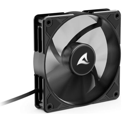 Sharkoon SilentStorm BW120 PWM Ventilateur de boîtier 120mm (120 mm, 1x), Ventilateur PC, Rouge - Publicité Sharkoon SilentStorm BW120 PWM Ventilateur de boîtier 120mm (120 mm, 1x), Ventilateur PC, Rouge - Publicité