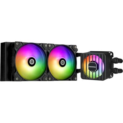 Enermax LIQMAXFLO 240 ARGB, Refroidissement liquide CPU, Noir - Publicité Enermax LIQMAXFLO 240 ARGB, Refroidissement liquide CPU, Noir - Publicité