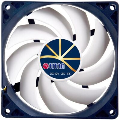 Titan TFD-9225H12ZP/KE(RB) Boîtier d'ordinateur Refroidisseur Composant de refroidissement de l'ordinateur (92 mm), Ventilateur PC, Noir, Blanc - Publicité Titan TFD-9225H12ZP/KE(RB) Boîtier d'ordinateur Refroidisseur Composant de refroidissement de l'ordinateur (92 mm), Ventilateur PC, Noir, Blanc - Publicité