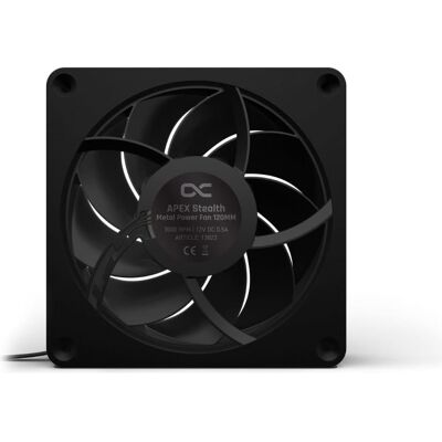 Alphacool Apex Stealth Metal Power 120mm ventilateur 3000rpm (noir) (120 mm, 1x), Ventilateur PC, Noir - Publicité Alphacool Apex Stealth Metal Power 120mm ventilateur 3000rpm (noir) (120 mm, 1x), Ventilateur PC, Noir - Publicité