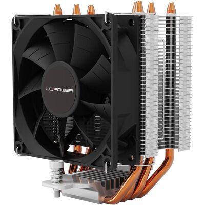 LC-Power CPU-Kühler LC-CC-95-V2 (122 mm), Ventirad processeur, Argent, Noir - Publicité LC-Power CPU-Kühler LC-CC-95-V2 (122 mm), Ventirad processeur, Argent, Noir - Publicité