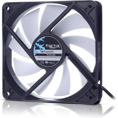 Fractal R3 (50 mm, 1x), Ventilateur PC, Noir, Blanc - Publicité Fractal R3 (50 mm, 1x), Ventilateur PC, Noir, Blanc - Publicité