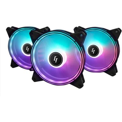 Chieftec Ventilateur Chieftronic ARGB Set de ventilateur (120 mm, 3x), Ventilateur PC, Noir - Publicité Chieftec Ventilateur Chieftronic ARGB Set de ventilateur (120 mm, 3x), Ventilateur PC, Noir - Publicité