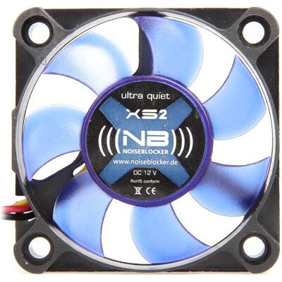 Noiseblocker NB-BlacksilentFan XS-2 (50 mm, 1x), Ventilateur PC, Bleu, Noir - Publicité Noiseblocker NB-BlacksilentFan XS-2 (50 mm, 1x), Ventilateur PC, Bleu, Noir - Publicité
