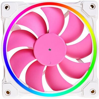ID-Cooling Fan ZF-12025 120mm Pink Lighting aRGB (120 mm), Ventilateur PC, Pink - Publicité ID-Cooling Fan ZF-12025 120mm Pink Lighting aRGB (120 mm), Ventilateur PC, Pink - Publicité