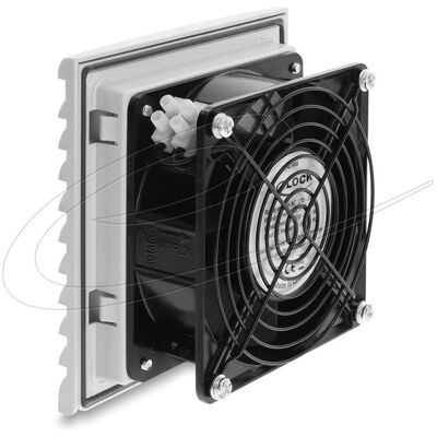 Delock Ventilateur axial 230 V CA avec filtre, 148 x 148 x 68 mm (120 mm), Ventilateur PC, Bleu, Blanc, Noir - Publicité Delock Ventilateur axial 230 V CA avec filtre, 148 x 148 x 68 mm (120 mm), Ventilateur PC, Bleu, Blanc, Noir - Publicité