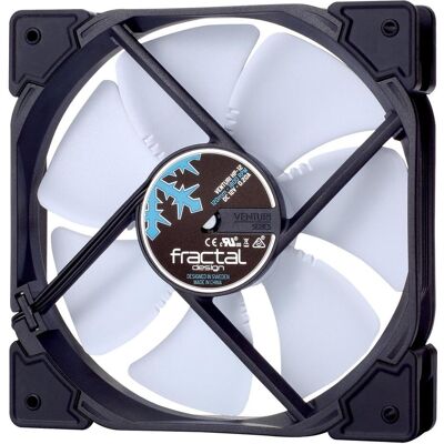 Fractal Venturi HP-12 PWM (120 mm, 1x), Ventilateur PC, Noir - Publicité Fractal Venturi HP-12 PWM (120 mm, 1x), Ventilateur PC, Noir - Publicité