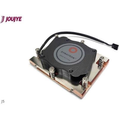 Dynatron J5 AMD Genoa SP5 cooler 1U active copper for vapor chamber base and stacked fin and upto 26 (27 mm), Ventirad processeur, Cuivre, Noir - Publicité Dynatron J5 AMD Genoa SP5 cooler 1U active copper for vapor chamber base and stacked fin and upto 26 (27 mm), Ventirad processeur, Cuivre, Noir - Publicité
