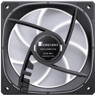 Jonsbo FR-505, ARGB 5V 3PIN - noir (120 mm, 1x), Ventilateur PC, Blanc, Noir - Publicité Jonsbo FR-505, ARGB 5V 3PIN - noir (120 mm, 1x), Ventilateur PC, Blanc, Noir - Publicité