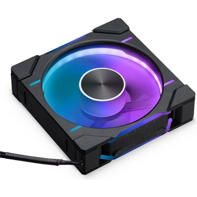 Phanteks D30 PWM Reverse Airflow (120 mm, 1x), Ventilateur PC, Noir, Blanc, Multicolore - Publicité Phanteks D30 PWM Reverse Airflow (120 mm, 1x), Ventilateur PC, Noir, Blanc, Multicolore - Publicité