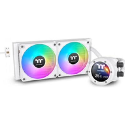 Thermaltake TT TH240 V2 Ultra EX ARGB Sync Snow Edition Tout-en-un, Refroidissement liquide CPU, Blanc - Publicité Thermaltake TT TH240 V2 Ultra EX ARGB Sync Snow Edition Tout-en-un, Refroidissement liquide CPU, Blanc - Publicité