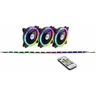 Intertech Argus RS-04 (120 mm, 3x), Ventilateur PC, Noir - Publicité Intertech Argus RS-04 (120 mm, 3x), Ventilateur PC, Noir - Publicité