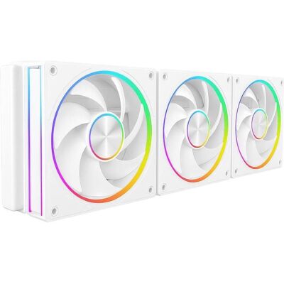 Modecom VOLCANO LOOP 120 ARGB FAN Weiss (120 mm, 1x), Ventilateur PC, Blanc - Publicité Modecom VOLCANO LOOP 120 ARGB FAN Weiss (120 mm, 1x), Ventilateur PC, Blanc - Publicité