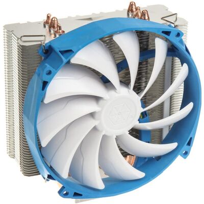 Silverstone SST-AR07-V2 Refroidisseur de CPU (163 mm), Ventirad processeur, Argent, Bleu, Blanc - Publicité Silverstone SST-AR07-V2 Refroidisseur de CPU (163 mm), Ventirad processeur, Argent, Bleu, Blanc - Publicité