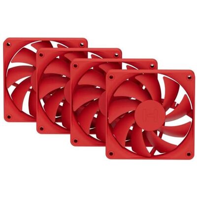 Hyte FA12 Red (120 mm, 4x), Ventilateur PC, Rouge - Publicité Hyte FA12 Red (120 mm, 4x), Ventilateur PC, Rouge - Publicité