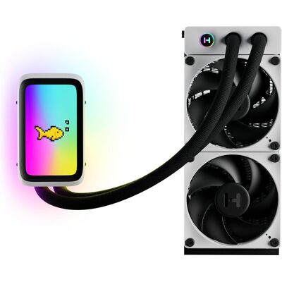 Hyte Q60 240mm (noir/blanc), Refroidissement liquide CPU, Blanc, Noir - Publicité Hyte Q60 240mm (noir/blanc), Refroidissement liquide CPU, Blanc, Noir - Publicité