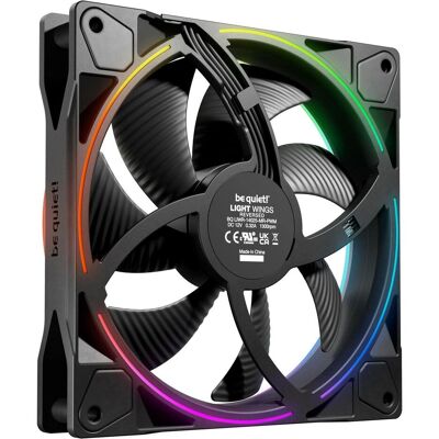 be quiet! Light Wings PWM Reverse Black (140 mm, 1x), Ventilateur PC, Noir - Publicité be quiet! Light Wings PWM Reverse Black (140 mm, 1x), Ventilateur PC, Noir - Publicité