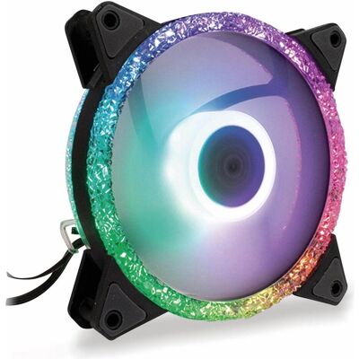 Intertech Inter-Tech RS-071 RGB Boîtier d'ordinateur Ventilateur 12 cm noir (120 mm, 1x), Ventilateur PC, Noir, Blanc - Publicité Intertech Inter-Tech RS-071 RGB Boîtier d'ordinateur Ventilateur 12 cm noir (120 mm, 1x), Ventilateur PC, Noir, Blanc - Publicité