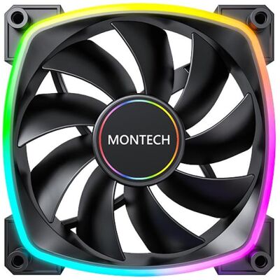 Montech AX140 PWM - noir (140 mm, 1x), Ventilateur PC, Noir - Publicité Montech AX140 PWM - noir (140 mm, 1x), Ventilateur PC, Noir - Publicité