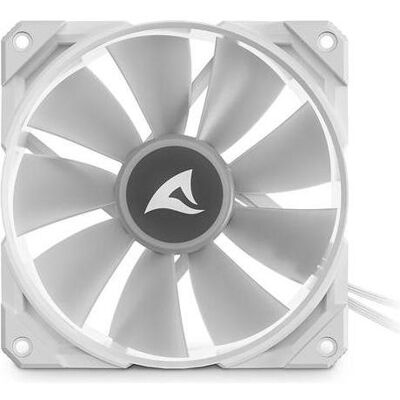 Sharkoon Rebel F50 PWM ARGB Blanc (120 mm), Ventilateur PC, Blanc, Gris - Publicité Sharkoon Rebel F50 PWM ARGB Blanc (120 mm), Ventilateur PC, Blanc, Gris - Publicité
